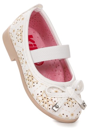 KİKO KİDS CİLT LASTİKLİ KIZ BEBEK BABET AYAKKABI ARÇ 07