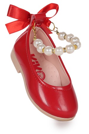 KİKO KİDS BLANCH RUGAN İNCİLİ LASTİKLİ KIZ BEBEK BABET AYAKKABI