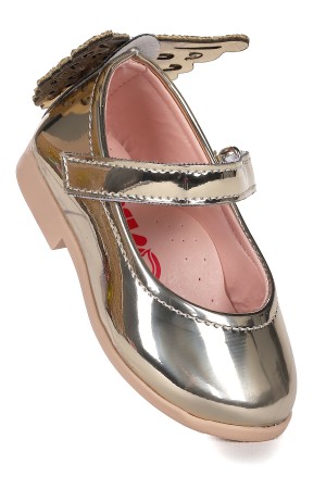 KİKO KİDS FRİGA AYNA KELEBEK CIRTLI KIZ BEBEK BABET AYAKKABI