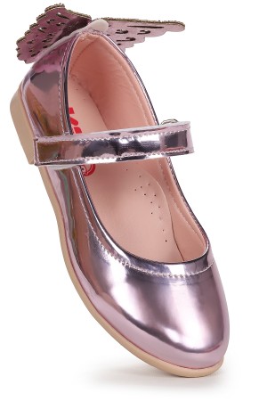 KİKO KİDS FRİGA AYNA KELEBEK CIRTLI KIZ ÇOCUK BABET AYAKKABI