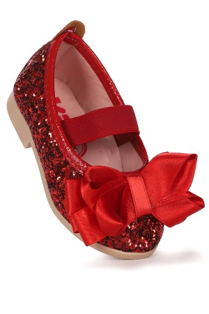 KİKO KİDS PANI CAM KIRIĞI FİYONK LASTİKLİ KIZ BEBEK BABET AYAKKABI