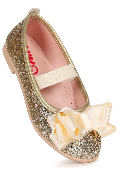 KİKO KİDS PANI CAM KIRIĞI FİYONK LASTİKLİ KIZ ÇOCUK BABET AYAKKABI