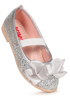 KİKO KİDS PANI CAM KIRIĞI FİYONK LASTİKLİ KIZ ÇOCUK BABET AYAKKABI