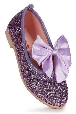 KİKO KİDS TARİ CAM KIRIĞI FİYONK LASTİKLİ KIZ ÇOCUK BABET AYAKKABI