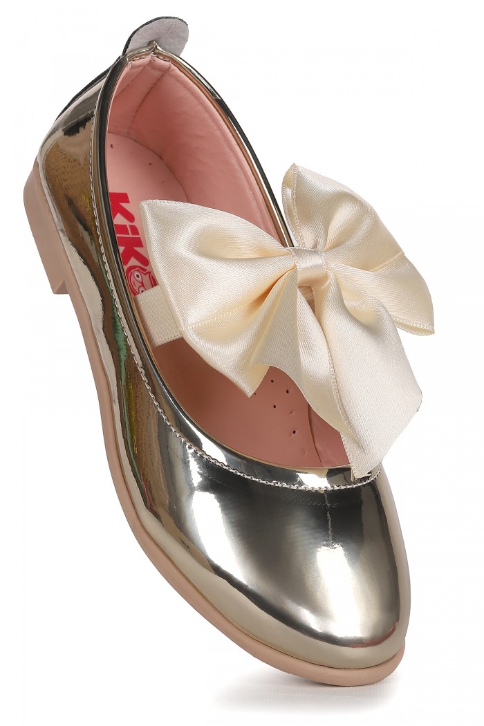 KİKO KİDS TARİ AYNA FİYONK LASTİKLİ KIZ ÇOCUK BABET AYAKKABI