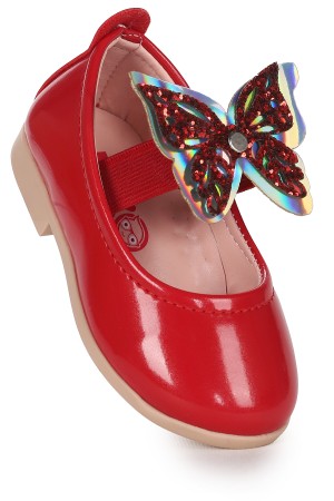 KİKO KİDS MENZ RUGAN KELEBEK LASTİKLİ KIZ BEBEK BABET AYAKKABI