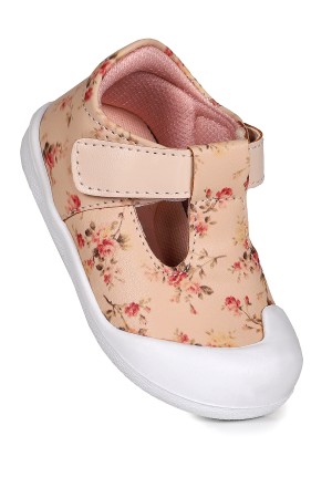 KİKO KİDS FLOWER CIRTLI KIZ BEBEK İLK ADIM PANDUF AYAKKABI
