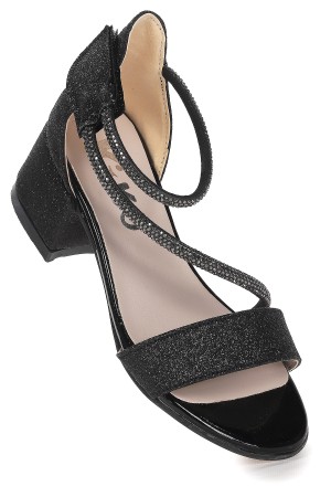 KİKO KİDS PİSAR KUM SİMLİ GÜNLÜK KIZ ÇOCUK 4 CM TOPUKLU SANDALET ABİYE AYAKKABI