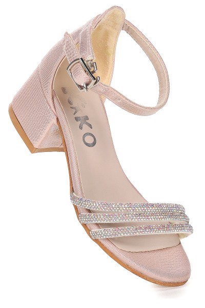 KİKO KİDS NOBE GÜNLÜK KIZ ÇOCUK 4 CM TOPUKLU SANDALET AYAKKABI